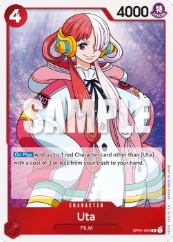 Uta (OP01-005) - Romance Dawn (Rare) [OP01-005] - JotaCards - Tu Tienda de TCG
