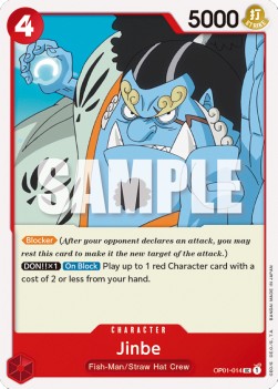 Jinbe (OP01-014) - Romance Dawn (Uncommon) [OP01-014] - JotaCards - Tu Tienda de TCG