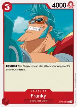 Franky (OP01-021) - Romance Dawn (Uncommon) [OP01-021] - JotaCards - Tu Tienda de TCG