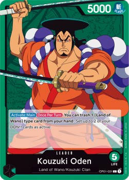 Kouzuki Oden (OP01-031) (V.1) - Romance Dawn (Leader) [OP01-031] - JotaCards - Tu Tienda de TCG