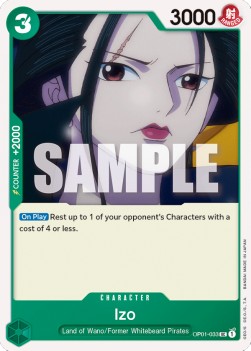 Izo (OP01-033) - Romance Dawn (Uncommon) [OP01-033] - JotaCards - Tu Tienda de TCG