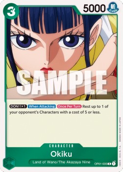 Okiku (OP01-035) - Romance Dawn (Rare) [OP01-035] - JotaCards - Tu Tienda de TCG