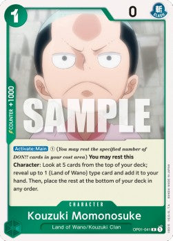 Kouzuki Momonosuke (OP01-041) - Romance Dawn (Rare) [OP01-041]