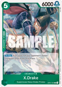 X.Drake (OP01-054) - Romance Dawn (Rare) [OP01-054] - JotaCards - Tu Tienda de TCG