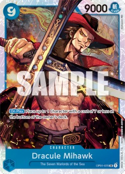 Dracule Mihawk (OP01-070) (V.1) - Romance Dawn (Super Rare) [OP01-070] - JotaCards - Tu Tienda de TCG