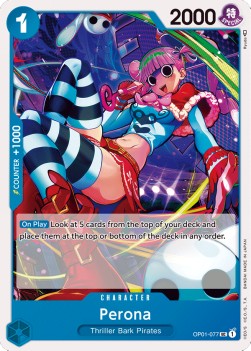 Perona (OP01-077) (V.1) - Romance Dawn (Uncommon) [OP01-077] - JotaCards - Tu Tienda de TCG