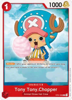 Tony Tony.Chopper (ST01-006) (V.1) - Starter Deck: Straw Hat Crew (Common) [ST01-006] - JotaCards - Tu Tienda de TCG
