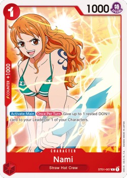 Nami (ST01-007) (V.1) - Starter Deck: Straw Hat Crew (Common) [ST01-007] - JotaCards - Tu Tienda de TCG