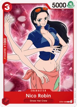 Nico Robin (ST01-008) (V.1) - Starter Deck: Straw Hat Crew (Common) [ST01-008] - JotaCards - Tu Tienda de TCG