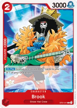Brook (ST01-011) (V.1) - Starter Deck: Straw Hat Crew (Common) [ST01-011] - JotaCards - Tu Tienda de TCG
