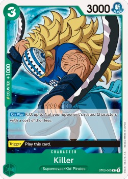 Killer (ST02-005) (V.1) - Starter Deck: Worst Generation (Common) [ST-02-005] - JotaCards - Tu Tienda de TCG
