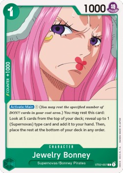 Jewelry Bonney (ST02-007) (V.1) - Starter Deck: Worst Generation (Common) [ST-02-007] - JotaCards - Tu Tienda de TCG