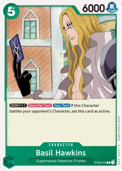 Basil Hawkins (ST02-010) (V.1) - Starter Deck: Worst Generation (Common) [ST-02-010]