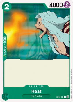 Heat (ST02-011) (V.1) - Starter Deck: Worst Generation (Common) [ST-02-011] - JotaCards - Tu Tienda de TCG
