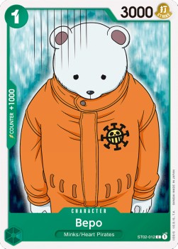 Bepo (ST02-012) (V.1) - Starter Deck: Worst Generation (Common) [ST-02-012] - JotaCards - Tu Tienda de TCG