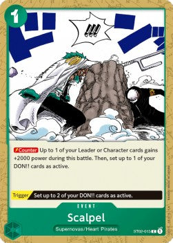 Scalpel (ST02-015) (V.1) - Starter Deck: Worst Generation (Common) [ST-02-015] - JotaCards - Tu Tienda de TCG