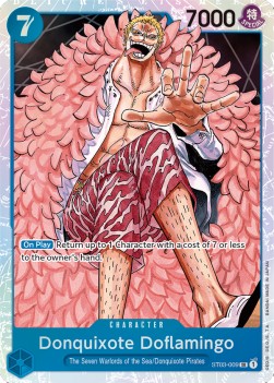 Donquixote Doflamingo (ST03-009) (V.1) - Starter Deck: The Seven Warlords of the Sea (Super Rare) [ST-03-009] - JotaCards - Tu Tienda de TCG