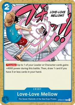 Love-Love Mellow (ST03-017) (V.1) - Starter Deck: The Seven Warlords of the Sea (Common) [ST-03-017]