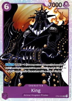 King (ST04-004) (V.1) - Starter Deck: Animal Kingdom Pirates (Super Rare) [ST-04-004] - JotaCards - Tu Tienda de TCG