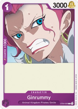 Ginrummy (ST04-009) (V.1) - Starter Deck: Animal Kingdom Pirates (Common) [ST-04-009] - JotaCards - Tu Tienda de TCG