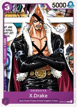 X.Drake (ST04-013) (V.1) - Starter Deck: Animal Kingdom Pirates (Common) [ST-04-013] - JotaCards - Tu Tienda de TCG