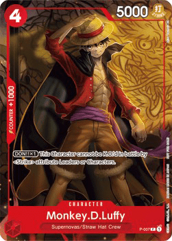 Monkey.D.Luffy (P-007) (V.1) - Promos (Promo) [P-007] - JotaCards - Tu Tienda de TCG