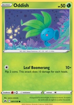 Oddish - Crown Zenith (Common) [CRZ-001] - JotaCards - Tu Tienda de TCG