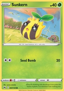 Sunkern - Crown Zenith (Common) [CRZ-007] - JotaCards - Tu Tienda de TCG