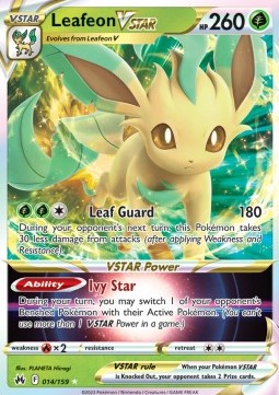 Leafeon VSTAR - Crown Zenith (Ultra Rare) [CRZ-014] - JotaCards - Tu Tienda de TCG