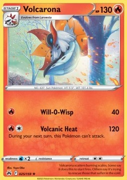 Volcarona - Crown Zenith (Rare) [CRZ-025] - JotaCards - Tu Tienda de TCG