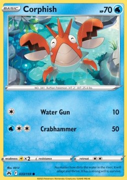 Corphish - Crown Zenith (Common) [CRZ-033] - JotaCards - Tu Tienda de TCG