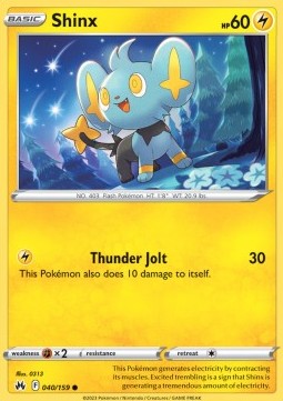 Shinx - Crown Zenith (Common) [CRZ-040] - JotaCards - Tu Tienda de TCG