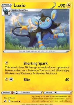 Luxio - Crown Zenith (Uncommon) [CRZ-042] - JotaCards - Tu Tienda de TCG