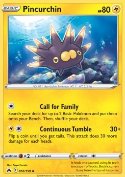 Pincurchin - Crown Zenith (Uncommon) [CRZ-056] - JotaCards - Tu Tienda de TCG