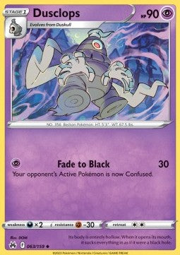 Dusclops - Crown Zenith (Uncommon) [CRZ-063] - JotaCards - Tu Tienda de TCG