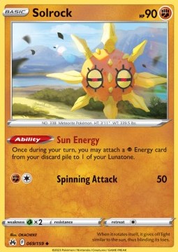 Solrock - Crown Zenith (Uncommon) [CRZ-069] - JotaCards - Tu Tienda de TCG