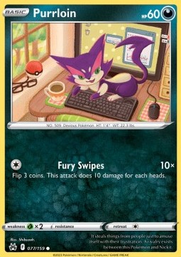 Purrloin - Crown Zenith (Common) [CRZ-077] - JotaCards - Tu Tienda de TCG