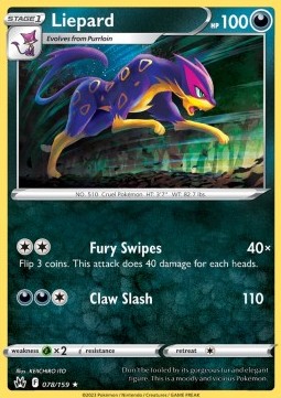 Liepard - Crown Zenith (Rare) [CRZ-078] - JotaCards - Tu Tienda de TCG