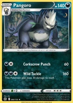 Pangoro - Crown Zenith (Rare) [CRZ-080] - JotaCards - Tu Tienda de TCG