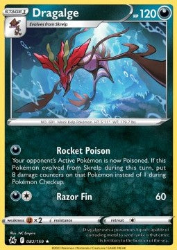 Dragalge - Crown Zenith (Rare) [CRZ-082] - JotaCards - Tu Tienda de TCG