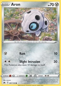 Aron - Crown Zenith (Common) [CRZ-087] - JotaCards - Tu Tienda de TCG
