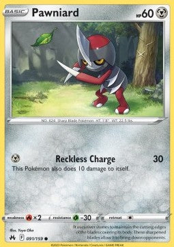 Pawniard - Crown Zenith (Common) [CRZ-091] - JotaCards - Tu Tienda de TCG