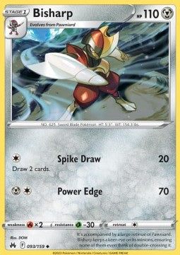 Bisharp - Crown Zenith (Uncommon) [CRZ-093] - JotaCards - Tu Tienda de TCG