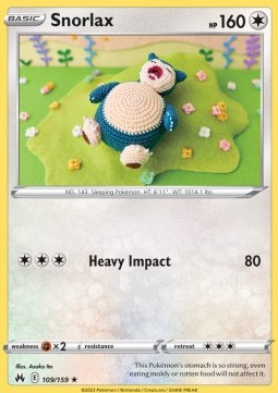 Snorlax - Crown Zenith (Rare) [CRZ-109] - JotaCards - Tu Tienda de TCG