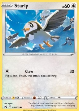 Starly - Crown Zenith (Common) [CRZ-110] - JotaCards - Tu Tienda de TCG