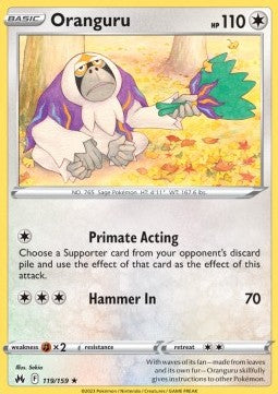 Oranguru - Crown Zenith (Rare) [CRZ-119] - JotaCards - Tu Tienda de TCG