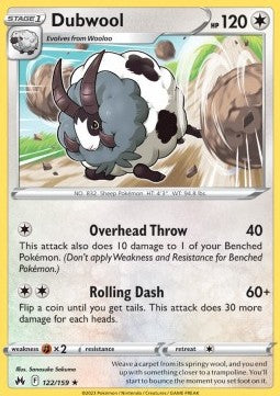 Dubwool - Crown Zenith (Rare) [CRZ-122] - JotaCards - Tu Tienda de TCG