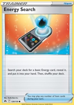 Energy Search - Crown Zenith (Common) [CRZ-128] - JotaCards - Tu Tienda de TCG