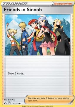 Friends in Sinnoh - Crown Zenith (Uncommon) [CRZ-131] - JotaCards - Tu Tienda de TCG