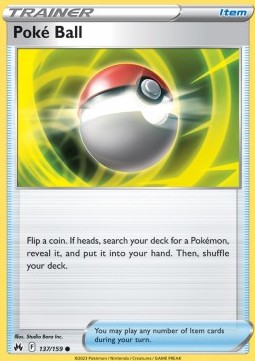Poké Ball - Crown Zenith (Common) [CRZ-137] - JotaCards - Tu Tienda de TCG